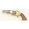 Image 2 : American Standard Tool Co. tip-up 7 shot spur  trigger revolver, brass frame, wood grips,  #NVSN.  T