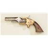 Image 3 : American Standard Tool Co. tip-up 7 shot spur  trigger revolver, brass frame, wood grips,  #NVSN.  T
