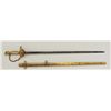 U.S. Militia Officers sword by Ames with  pearl grip, Roman helmet pommel, eagle cross  guard and or