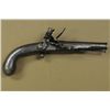 Scottish pocket size all metal Flintlock  Highland style pistol with lobe butt and ball  trigger sig