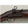 Image 5 : Spanish Miquelet Flintlock Rail gun with  flared iron cannon barrel and bracket for  mounting, circa