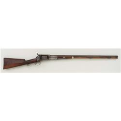 Colt Model 1855 Root revolving shotgun 20  gauge, 5 shot cyl, 30” barrel, serial #512.   The gun sho