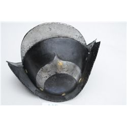 Germanic black and white Morian helmet of  type made at armouries in the early to  mid-17th century.