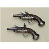 Image 14 : Cased pair of diminutive Flintlock pistols  signed “Perronne Fils” and “a Avignon” (circa  1790-1810
