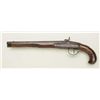Image 2 : Mid 18th century Flintlock Horseman's size  pistol converted to percussion, signed "L  Lehanne a Cre