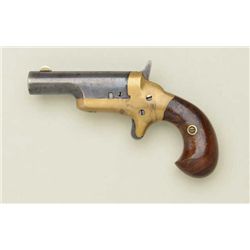 Colt # 3 derringer.41 caliber rimfire 3rd  variation with high hammer and curved grips  in near fine