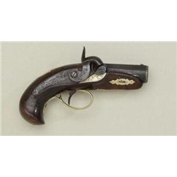 Desirable Philadelphia derringer by Slotter  with J.P. Lower agent marking on the barrel  of desirab