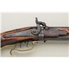 Image 6 : American swivel breech Kentucky style rifle  with German silver inlays and barrels signed  "B.W." on
