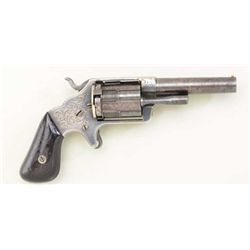 Slocum sliding sleeve revolver by Brooklyn  Firearms Company 32 rim fire, 5 shot, 3" BBL,  blue and 