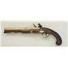 Image 10 : English Flintlock pistol by “Ketland” showing  brass barrel and lock plate circa about  1800.  The p
