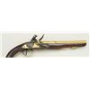 Image 3 : English Flintlock pistol by “Ketland” showing  brass barrel and lock plate circa about  1800.  The p