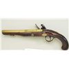 Image 6 : English Flintlock pistol by “Ketland” showing  brass barrel and lock plate circa about  1800.  The p