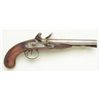 Image 1 : Double barrel Flintlock pistol signed “Walls”  on both locks with no location and no  visible proofs