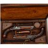 Image 2 : Pair of high quality percussion Officer’s  type pistols signed J. Manton & Sons, London.  In their o