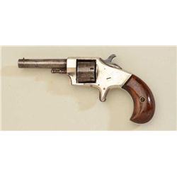 Antique spur trigger revolver marked “Tycoon”  on the top strap, .22 cal., 2-1/2” barrel,  nickel an