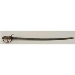 U.S. Engineers style sword by W.H. Horstmann  & Sons of Philadelphia with brass three (3)  branch gu