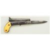 Image 1 : High quality European percussion knife pistol  mounted with shell, bone, and horn grip  scales, circ