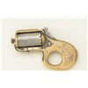 Image 1 : Reid (my friend) knuckle duster in 22  caliber, serial #7494, frame period script  engraved with “do