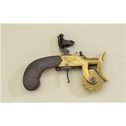 Flintlock powder tester converted to  percussion, originally circa early 19th  century and English s