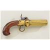 Image 1 : Brass pepperbox pistol of Swedish mfg.  attributed to J.Engstrom and originally  incorrectly identif