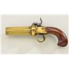 Image 3 : Brass pepperbox pistol of Swedish mfg.  attributed to J.Engstrom and originally  incorrectly identif