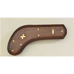 Original handmade primitive American case for  Prescott revolver with 4-1/2” barrel, circa  Civil Wa