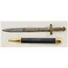 Image 2 : Model 1833 Ames Artillery sword with  reproduction scabbard in fair to good  condition. The blade sh