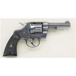 Colt Army Special DA revolver, .41 cal., 4”  barrel, blue finish, checkered black hard  rubber grips