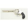 Image 1 : Colt Model 1878 DA revolver, .45 Colt cal.,  7-1/2” barrel, nickel finish, checkered black  hard rub