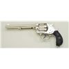 Image 3 : Colt Model 1878 DA revolver, .45 Colt cal.,  7-1/2” barrel, nickel finish, checkered black  hard rub