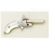 Image 2 : Miniature copy of a single shot derringer  approx. 2” overall in good condition with  functioning ac