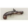 Image 1 : Deluxe Henry Deringer percussion pistol with  original agent marking;  C. Curry, SAN FRANc,  CALa, A