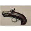 Image 1 : Henry Deringer “peanut size” percussion  pistol with 1-1/4” barrel of 38 caliber with  7 groove rifl