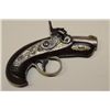 Image 2 : Henry Deringer “peanut size” percussion  pistol with 1-1/4” barrel of 38 caliber with  7 groove rifl