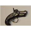 Image 3 : Henry Deringer “peanut size” percussion  pistol with 1-1/4” barrel of 38 caliber with  7 groove rifl