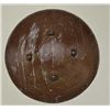 Image 1 : Middle Eastern shield with engraved  decoration, circa 19th to 20th century  measuring 22-1/2” acros