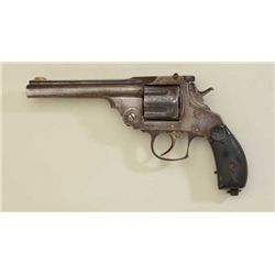 Period copy of a Smith & Wesson First Model  DA Frontier revolver, marked for .44  Winchester cartri