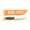 Image 2 : Lot of 2 sheath knives of similar design and  construction showing dog bone marking and one  marked 