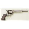 Image 1 : Colt SAA revolver, etched panel, .44-40 cal.,  7-1/2” barrel, blue and case hardened  finish, wood g