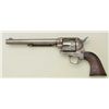 Image 2 : Colt SAA revolver, etched panel, .44-40 cal.,  7-1/2” barrel, blue and case hardened  finish, wood g