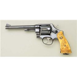 Smith & Wesson 2nd Model Hand Ejector DA  revolver, .45 cal., 6-1/2” barrel, crossed  flags proof on