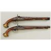 Image 3 : Pair of Germanic Horseman’s size pistols  circa about 1725 converted from Flintlock to  percussion a
