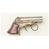 Image 4 : Remington Elliot’s patent .22 caliber five  (5) shot pepperbox-derringer, serial #4758.   Retaining 