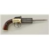 Image 2 : English pepperbox pistol with removable spike  bayonet and engraved alloy frame wood grips  British 