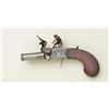 Image 2 : English double barrel tap-action Flintlock  pistol signed “H. Nock London” circa about  1800-1820 in
