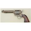 Image 1 : Colt SAA revolver, .45 cal., 5-1/2” barrel,  blue and case hardened finish, replaced  modern wood gr