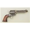 Image 2 : Colt SAA revolver, .45 cal., 5-1/2” barrel,  blue and case hardened finish, replaced  modern wood gr