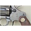 Image 2 : Colt Police Positive DA revolver, .38 Special  cal., 4” barrel, blue finish, checkered wood  medalli