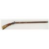 Image 1 : Percussion Kentucky rifle circa late  1830-early 1850’s, signed on barrel “A  *possibly H.W.” but no