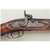 Image 2 : Percussion Kentucky rifle circa late  1830-early 1850’s, signed on barrel “A  *possibly H.W.” but no